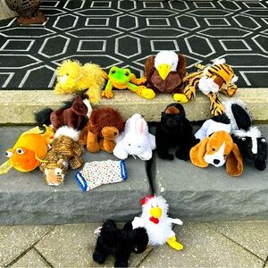 Webkinz Plush Lot – 12+ Classics! Goldfish, Eagle, Skunk, gorilla and more